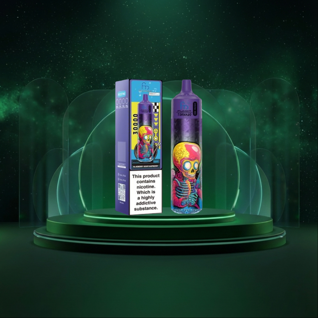 Fumot - Tornado 30K Music - Polska - Jednorazówki - E papieros - Blueberry Sour Raspberry - 30000 Buchów